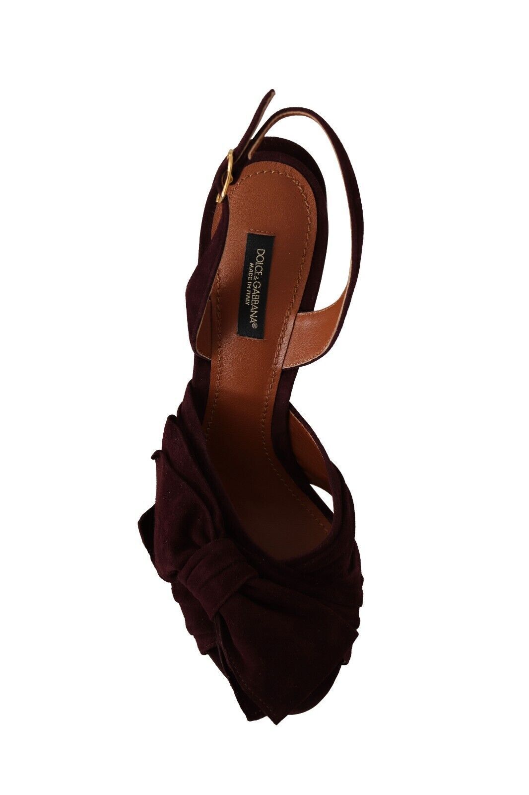 Dolce & Gabbana Elegant Purple Suede Heels Sandals EU39 / US8.5