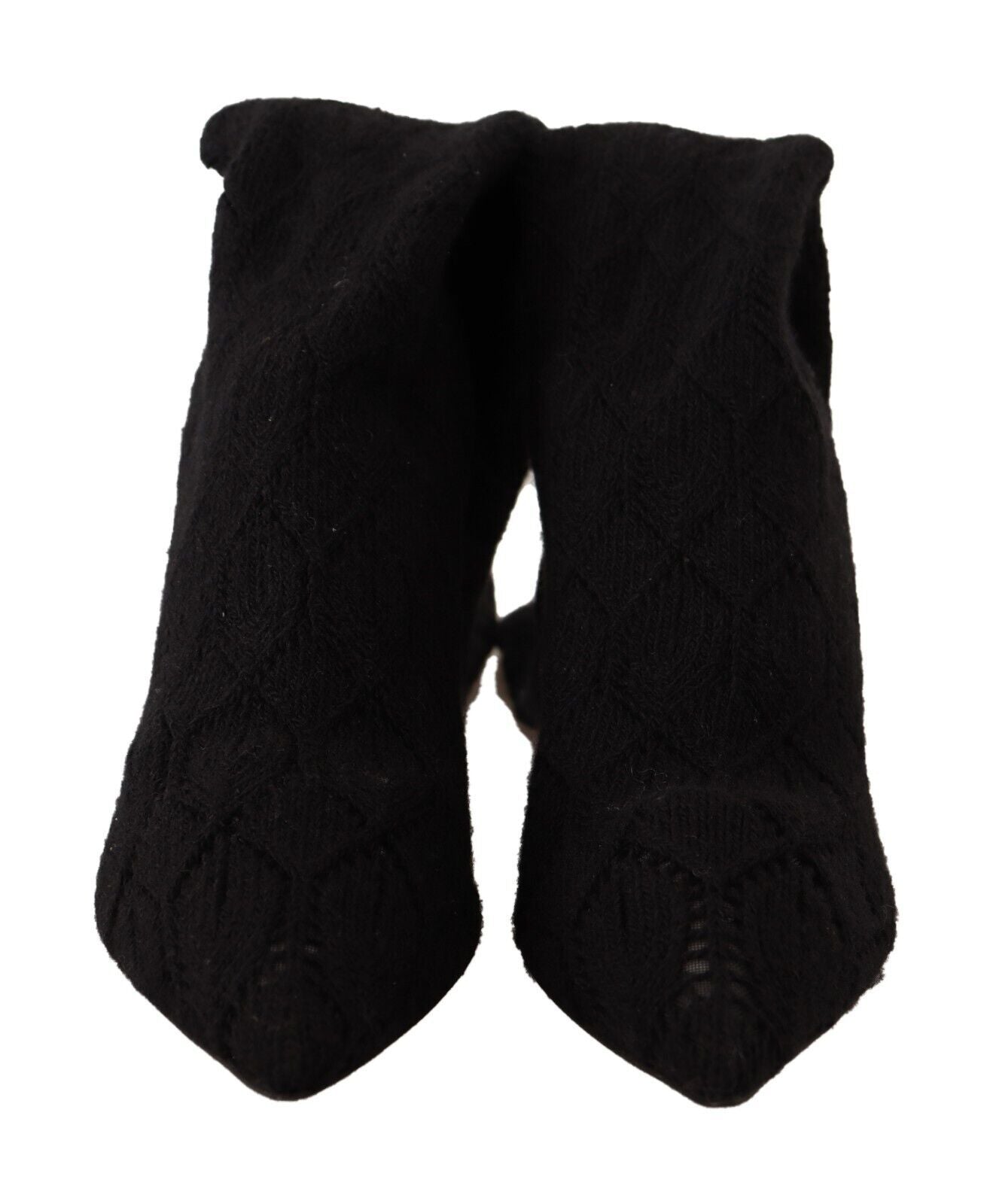 Dolce & Gabbana Elegant Black Stretch Socks Boots EU41 / US10.5