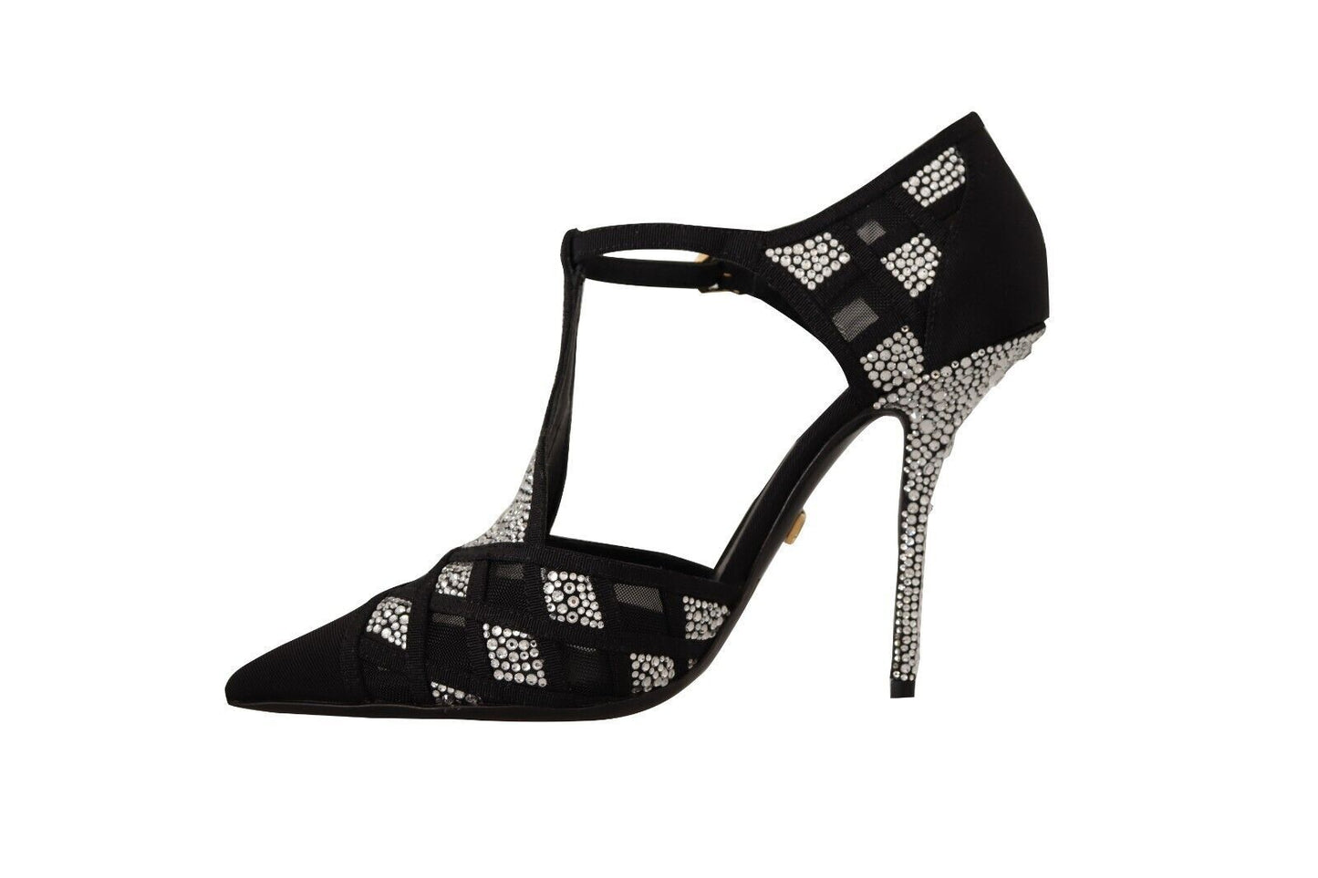 Dolce & Gabbana Elegant Crystal-Embellished Suede Pumps EU39 / US8.5