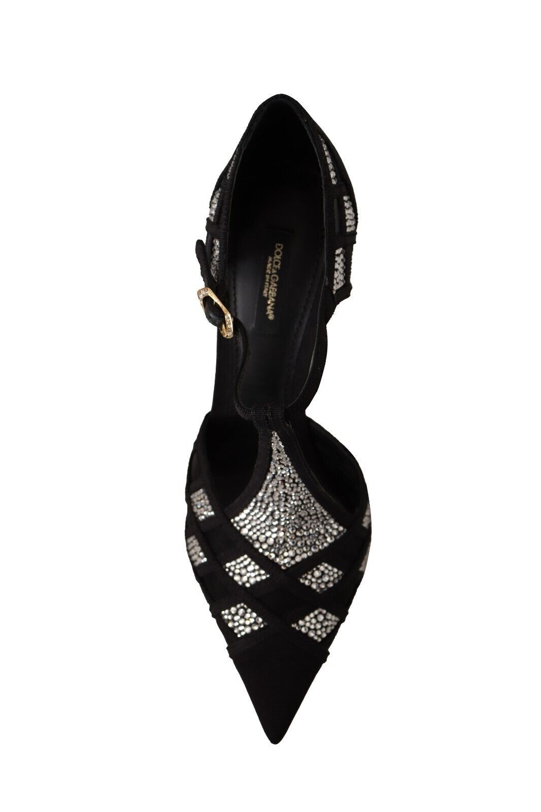 Dolce & Gabbana Elegant Crystal-Embellished Suede Pumps EU39 / US8.5