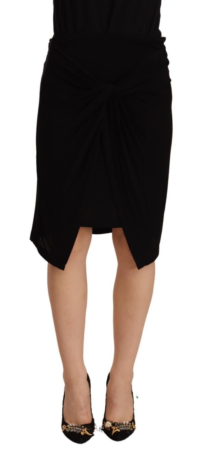 PLEIN SUD Elegant High Waist Pencil Cut Skirt IT38 | XS