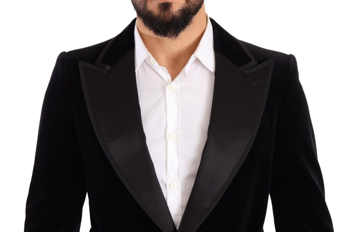 Dolce & Gabbana Elegant Single Breasted Velvet Blazer IT48 / M