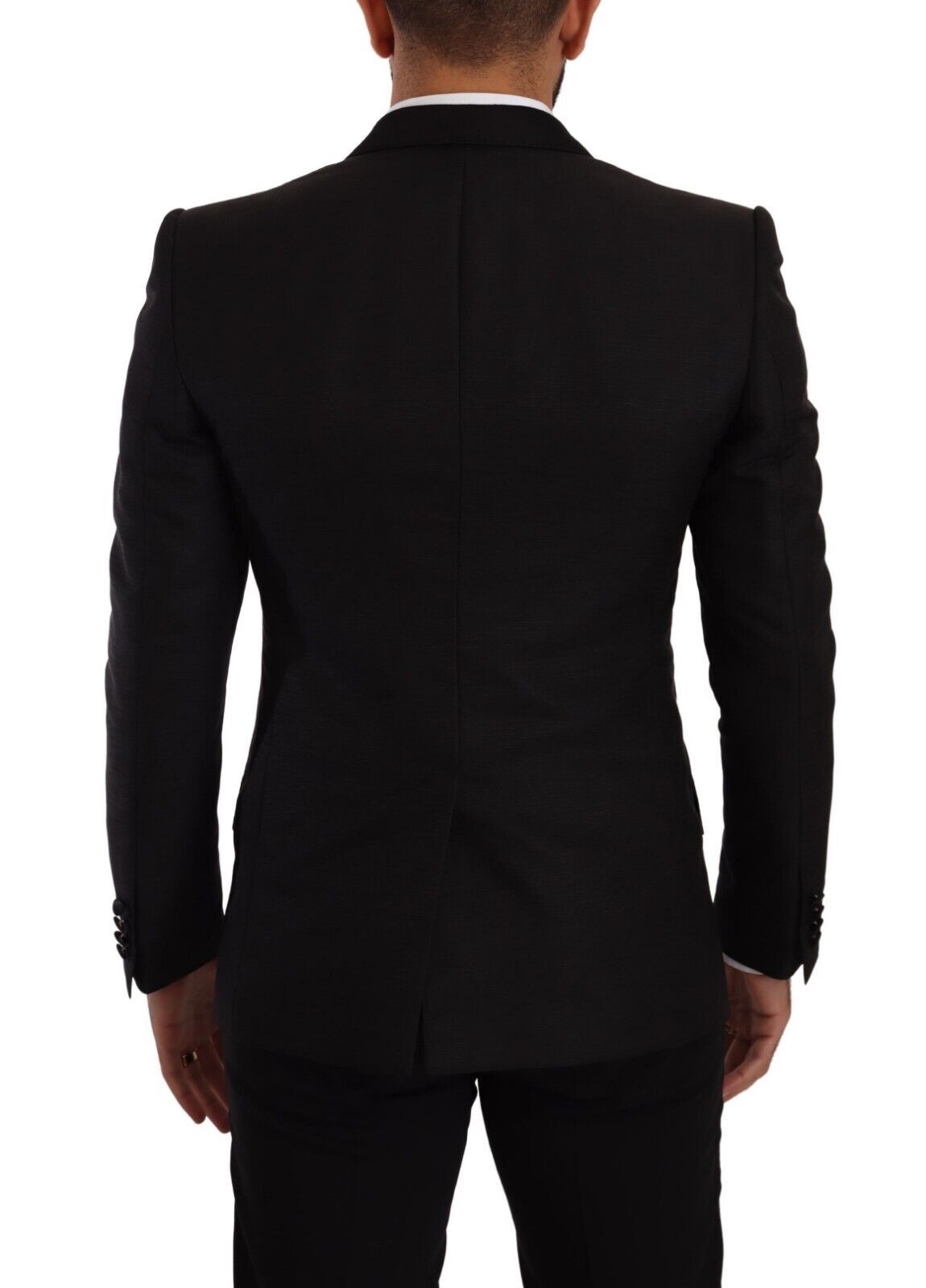 Dolce & Gabbana Sicilia Slim Fit Black Suit Ensemble IT48 / M