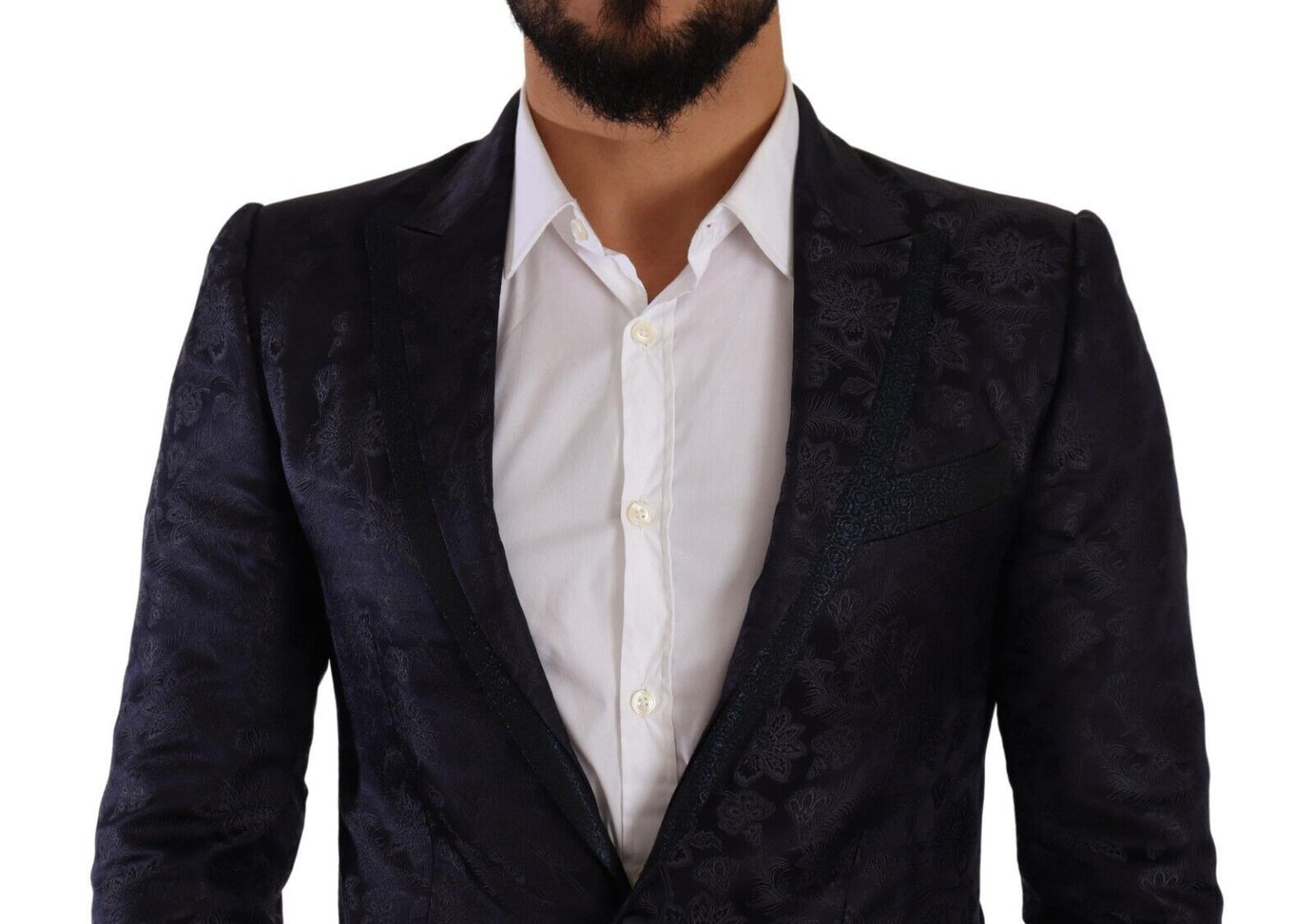 Dolce & Gabbana Elegant Dark Blue MARTINI Formal Blazer IT44 / XS