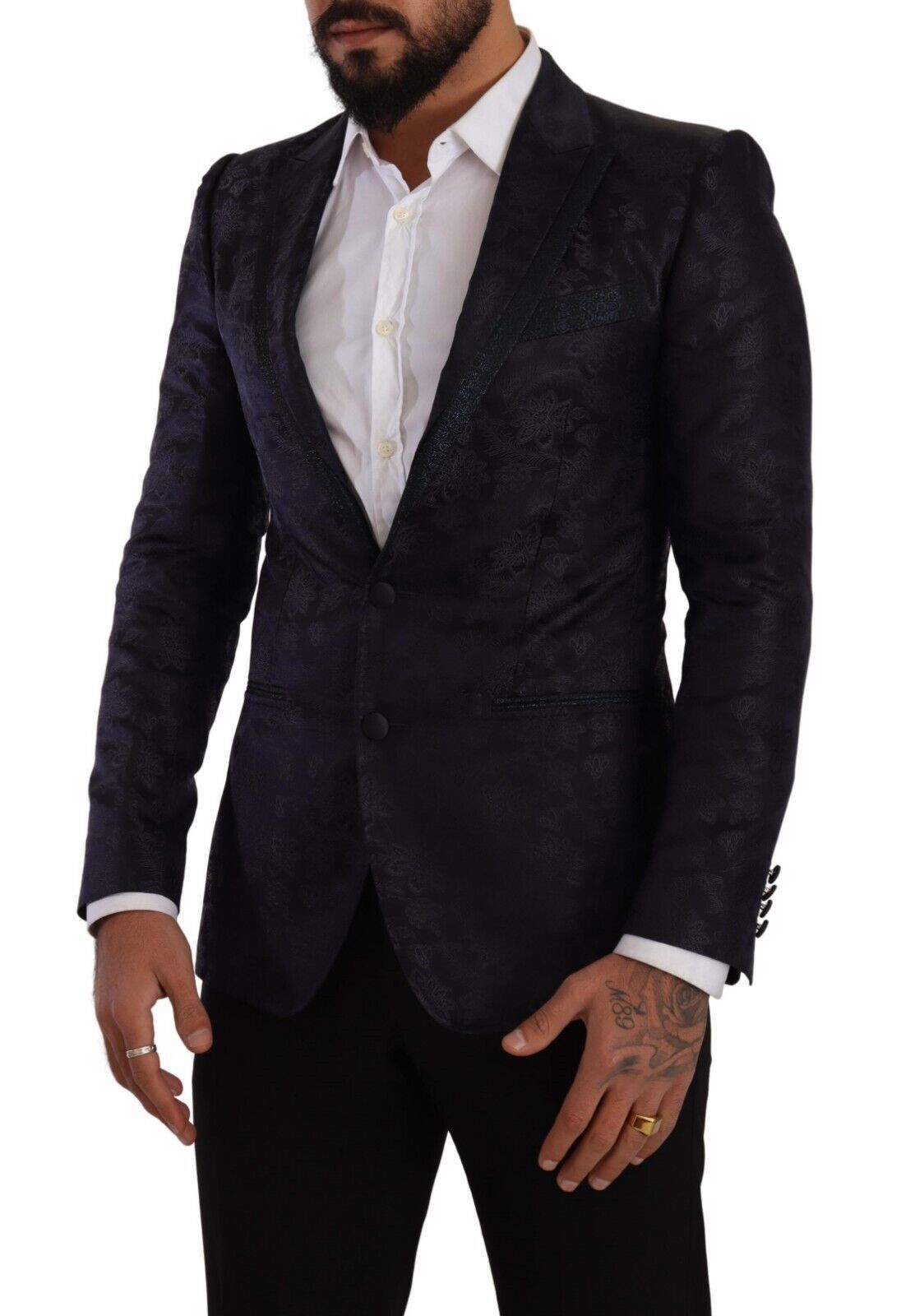 Dolce & Gabbana Elegant Dark Blue MARTINI Formal Blazer IT44 / XS