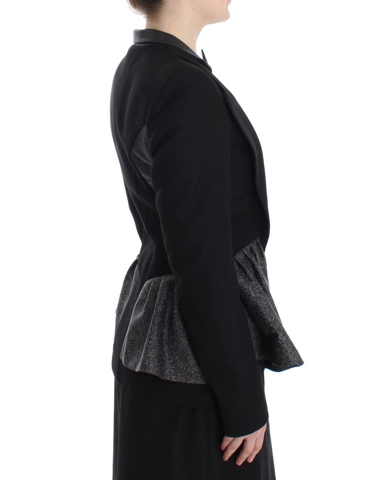 KAALE SUKTAE Elegant Monochrome Zippered Blazer Jacket IT38 | XS