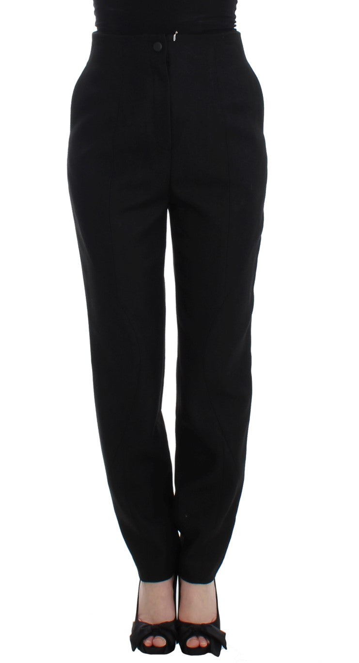 KAALE SUKTAE Elegant High-Waist Black Pants IT40 | S