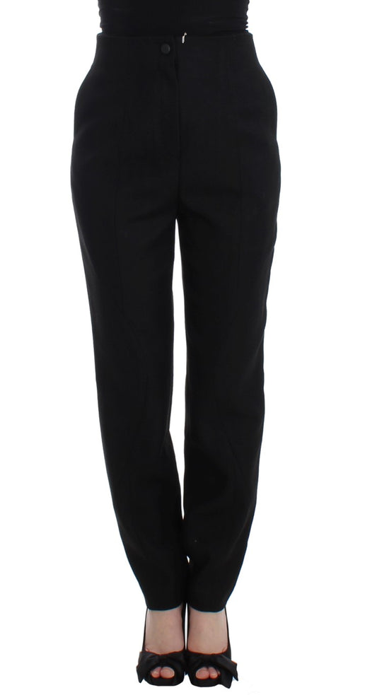 KAALE SUKTAE Elegant High-Waist Black Pants IT40 | S