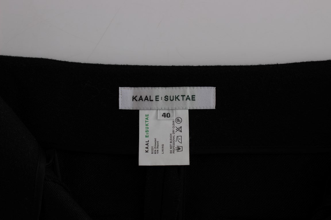 KAALE SUKTAE Elegant High-Waist Black Pants IT40 | S