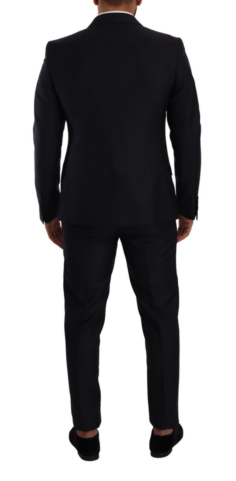 Dolce & Gabbana Elegant Slim Fit Wool Silk Cashmere Men's Suit IT50 / L