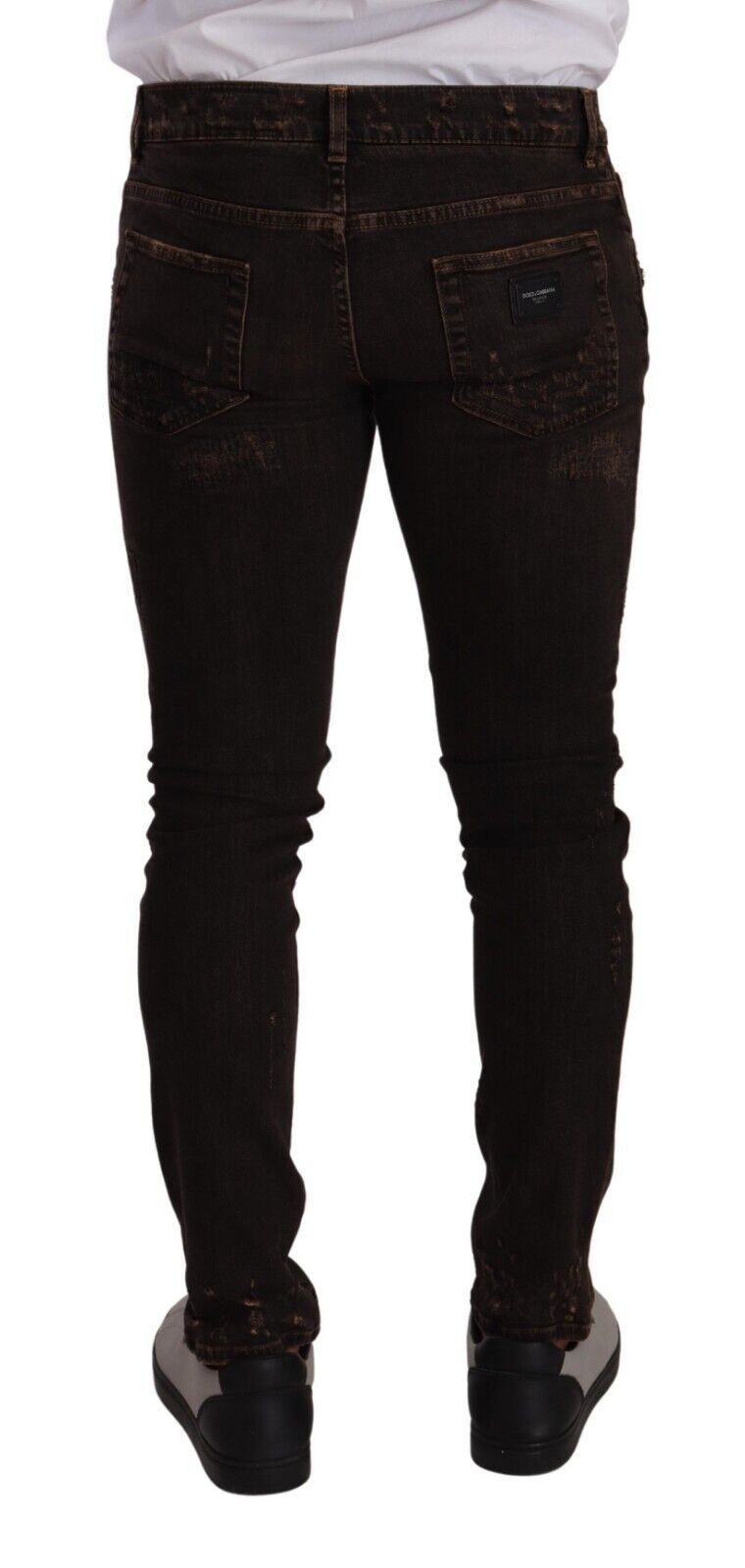 Dolce & Gabbana Slim Fit Distressed Skinny Denim Jeans IT48 / M