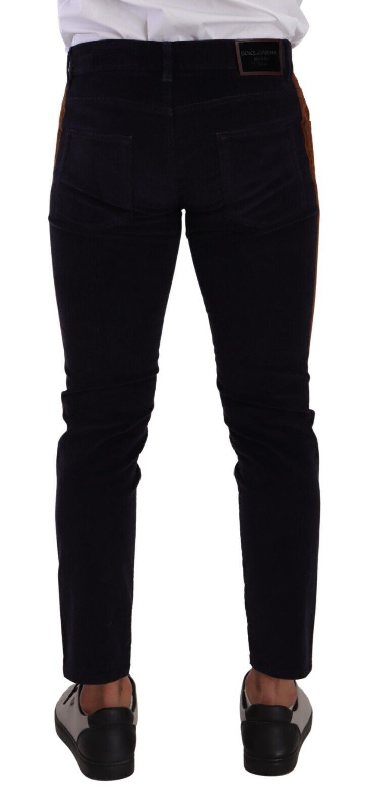 Dolce & Gabbana Elegant Slim Fit Denim for the Modern Man IT48 / M