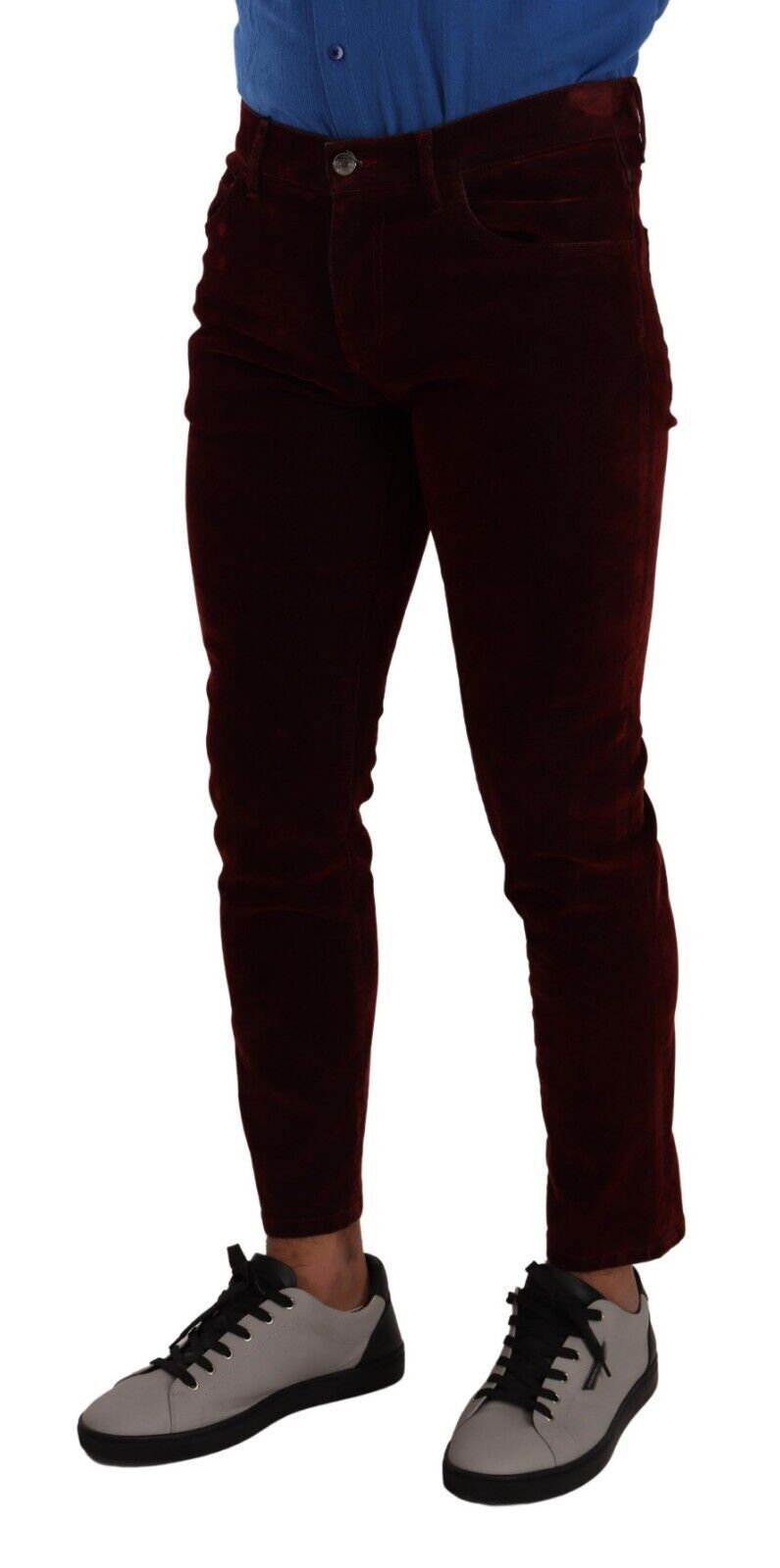 Dolce & Gabbana Bordeaux Slim Fit Skinny Jeans IT48 / M