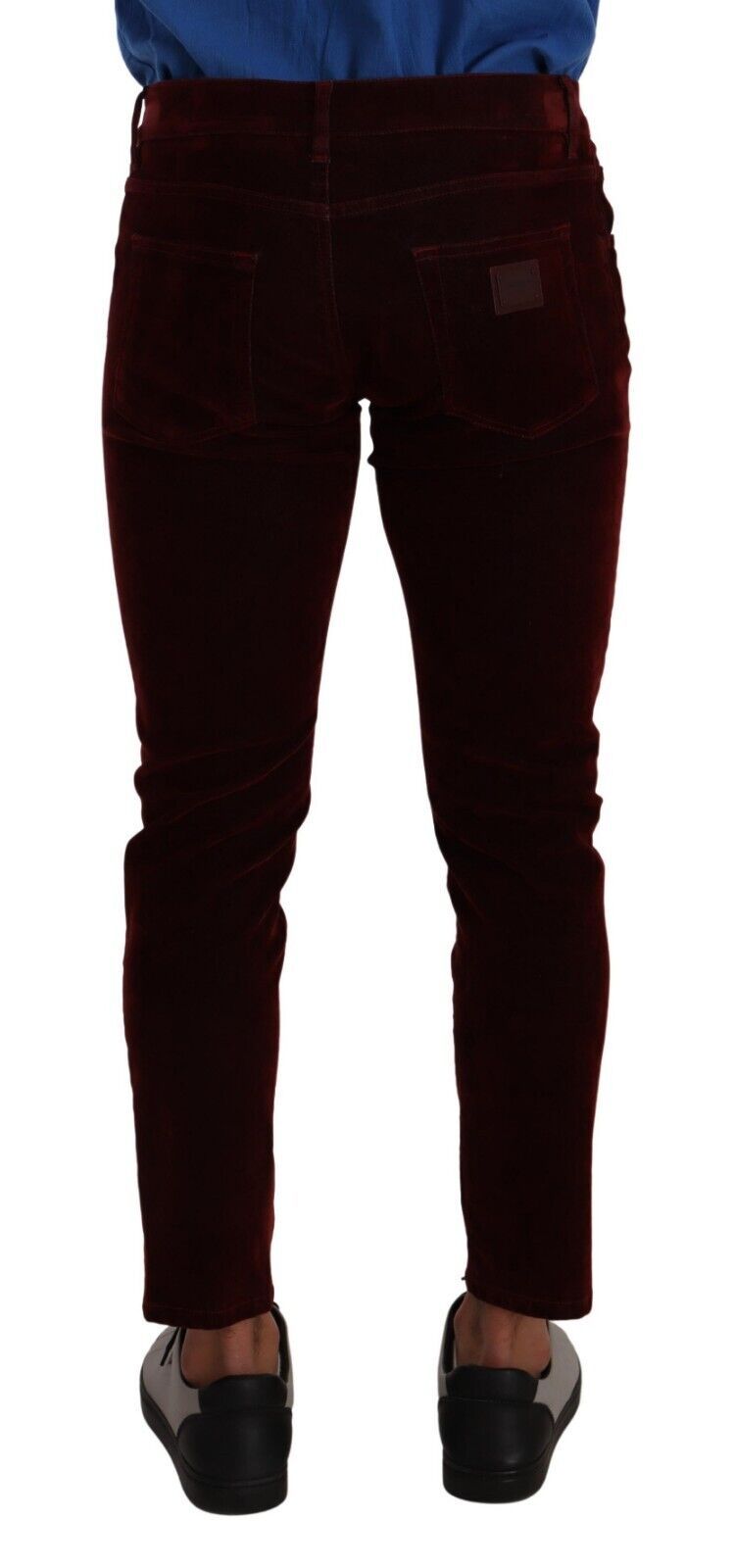 Dolce & Gabbana Bordeaux Slim Fit Skinny Jeans IT48 / M