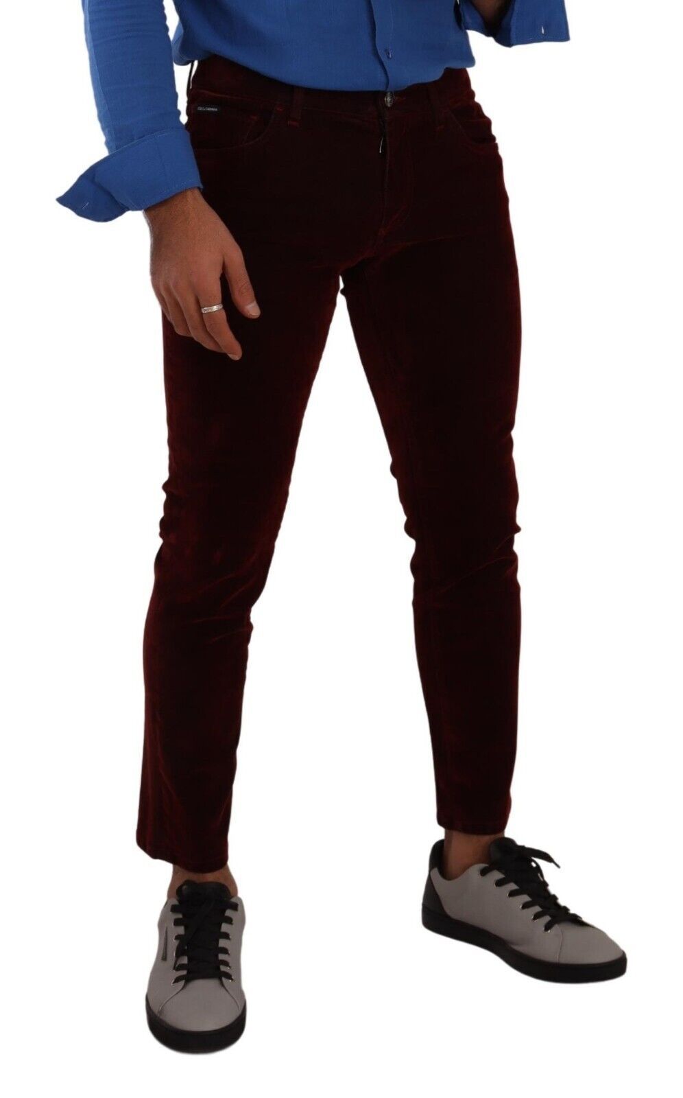 Dolce & Gabbana Bordeaux Slim Fit Skinny Jeans IT48 / M