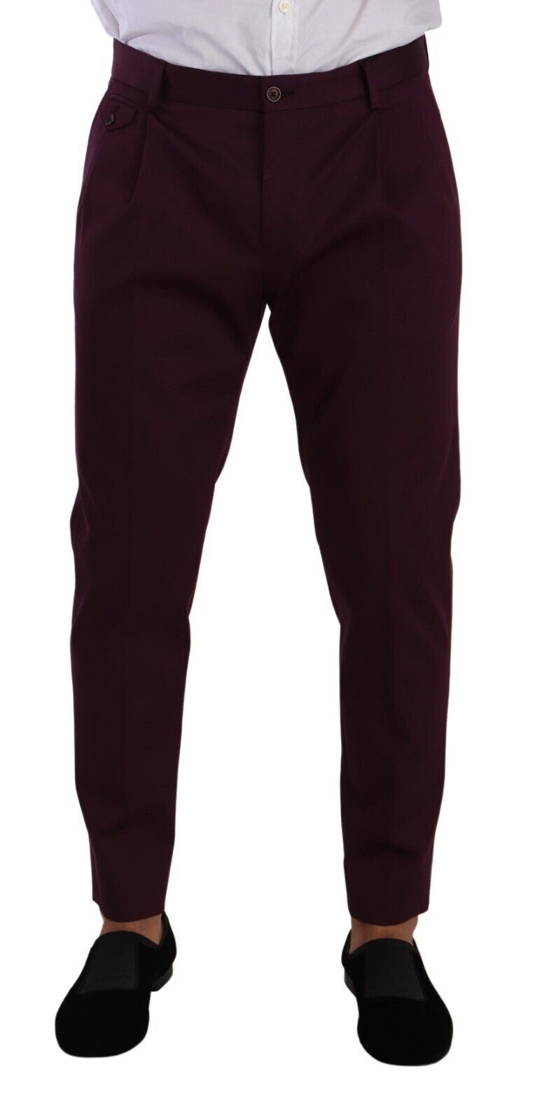 Dolce & Gabbana Elegant Purple Chinos for the Modern Man IT48 / M