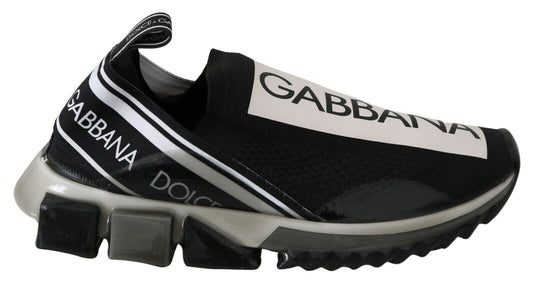 Dolce & Gabbana Dapper Black Casual Sport Sneakers EU39 / US6