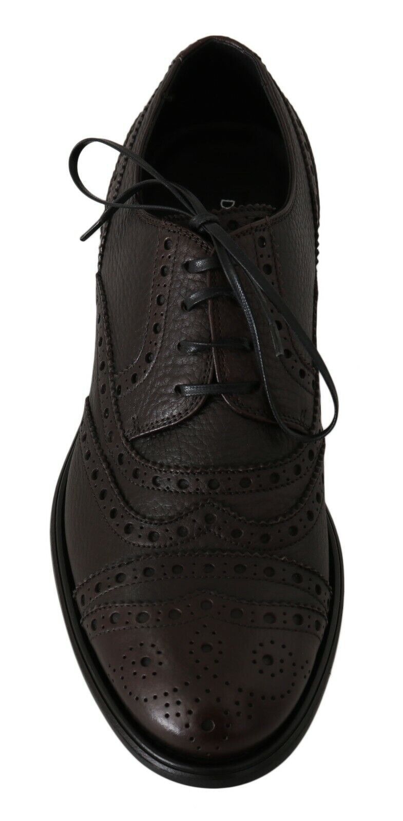 Dolce & Gabbana Elegant Wingtip Derby Dress Shoes EU39 / US6