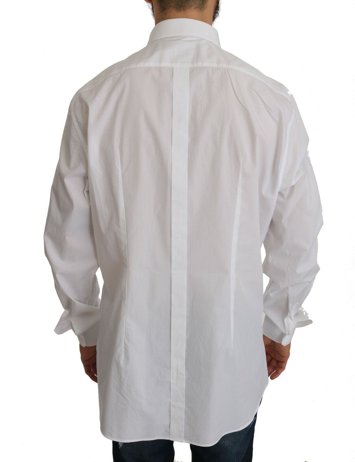 Dolce & Gabbana Exclusive White Slim Fit Formal Shirt IT37 / XS