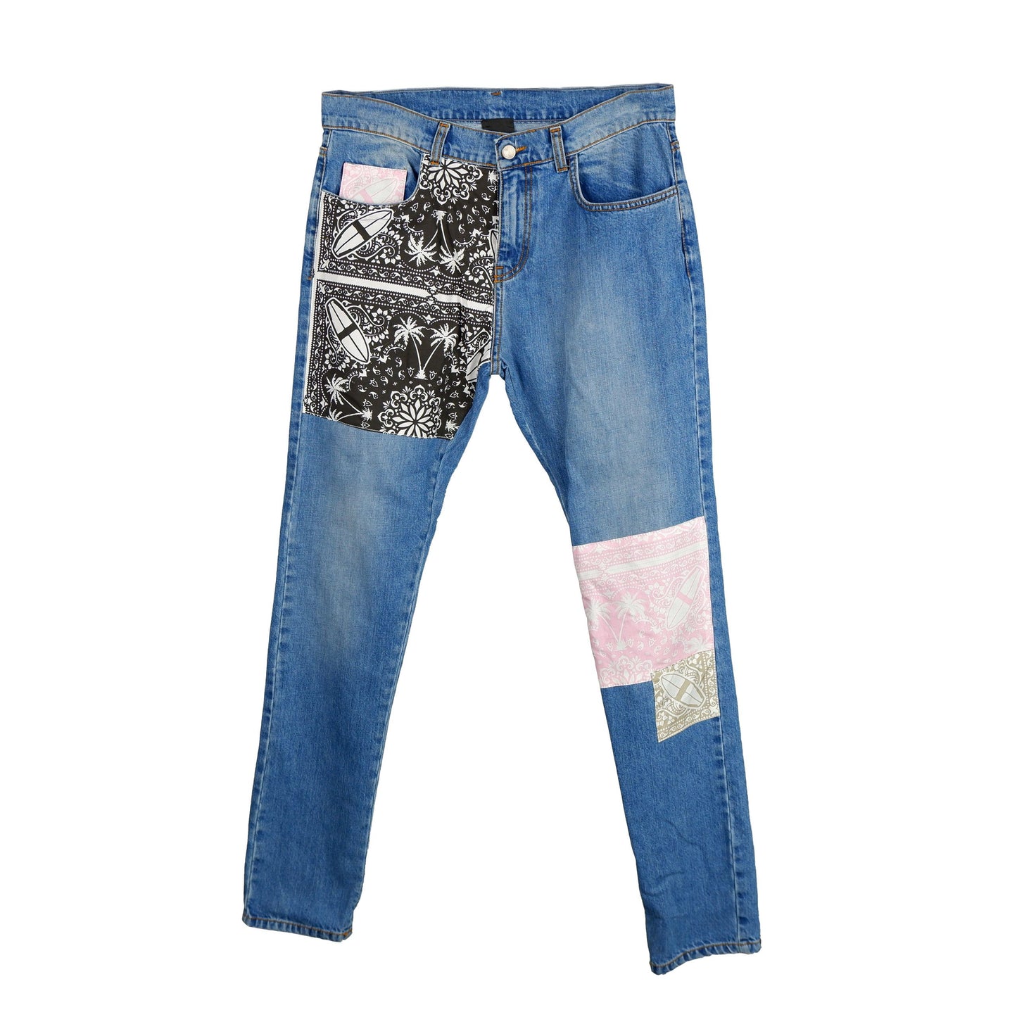 Comme Des Fuckdown Blue Cotton Men's Jean W36