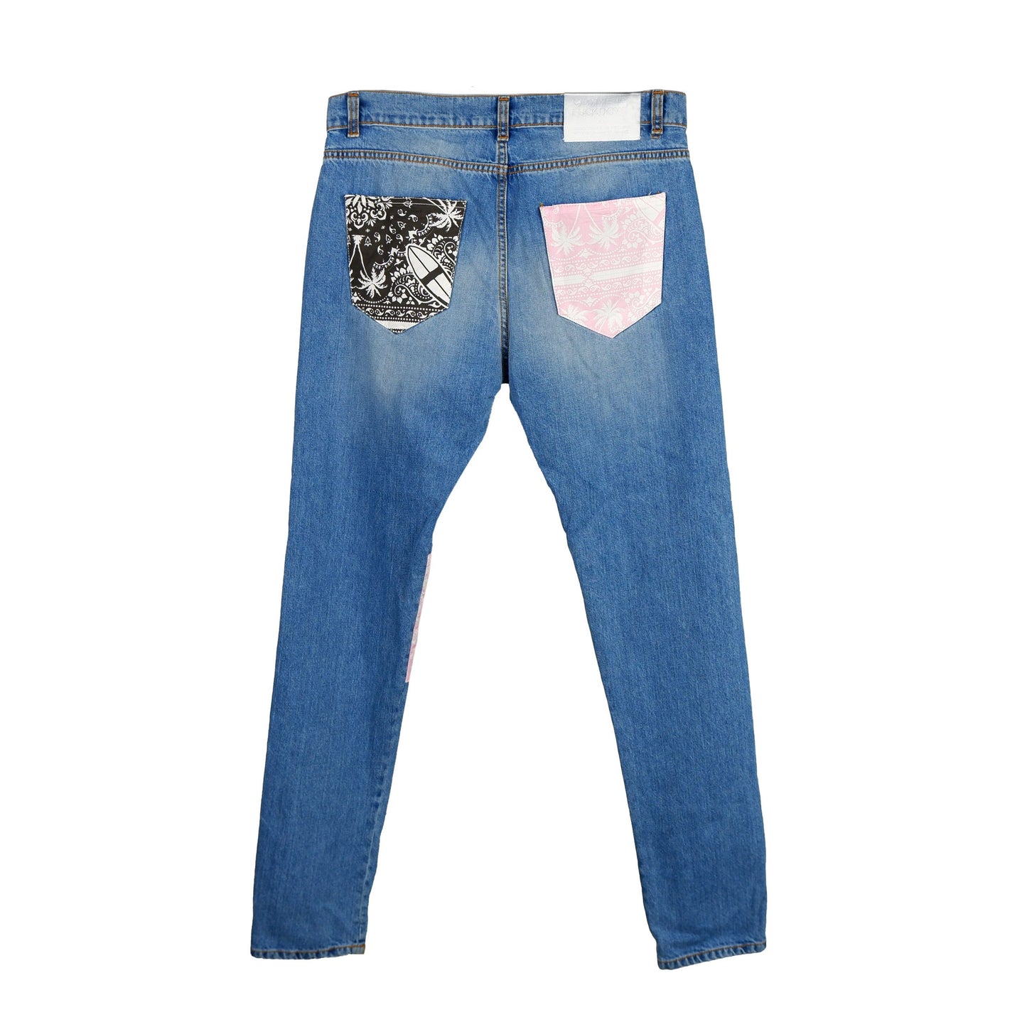 Comme Des Fuckdown Blue Cotton Men's Jean W36