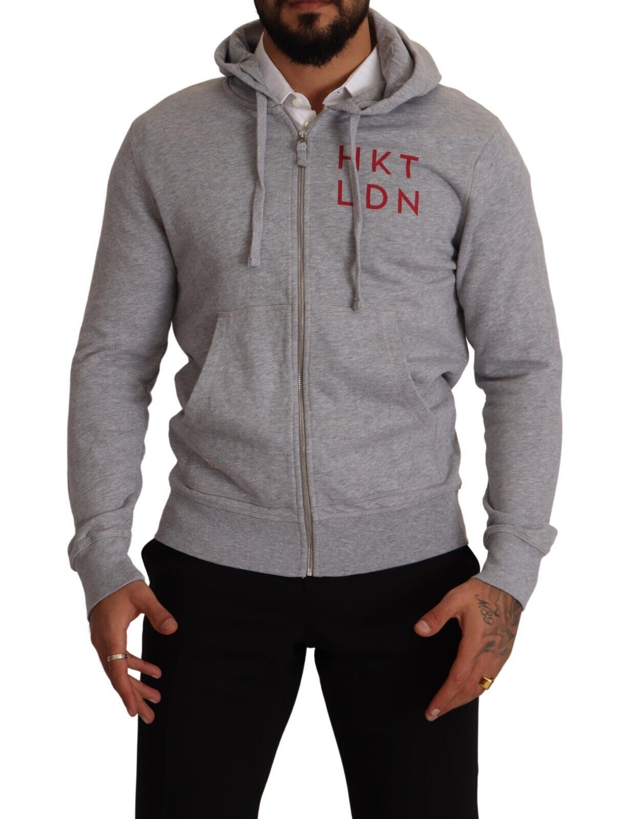 Elegant Hackett Full Zip Hooded Sweater IT46 | S