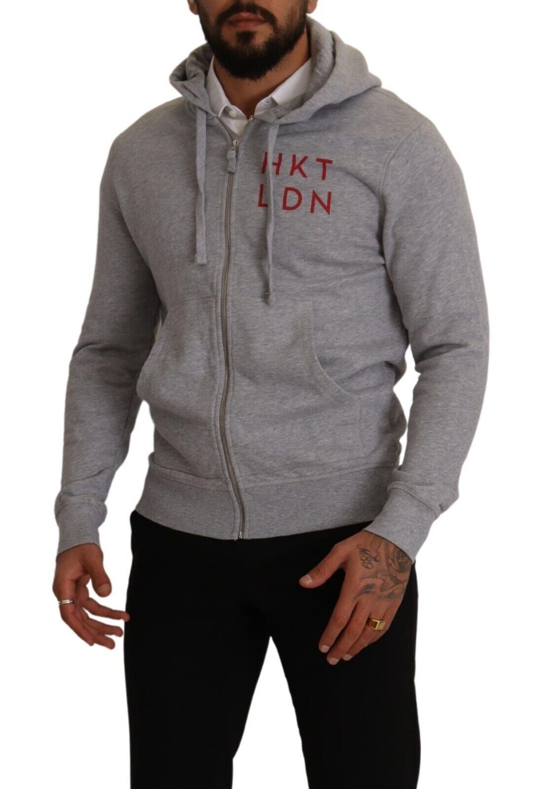 Elegant Hackett Full Zip Hooded Sweater IT46 | S