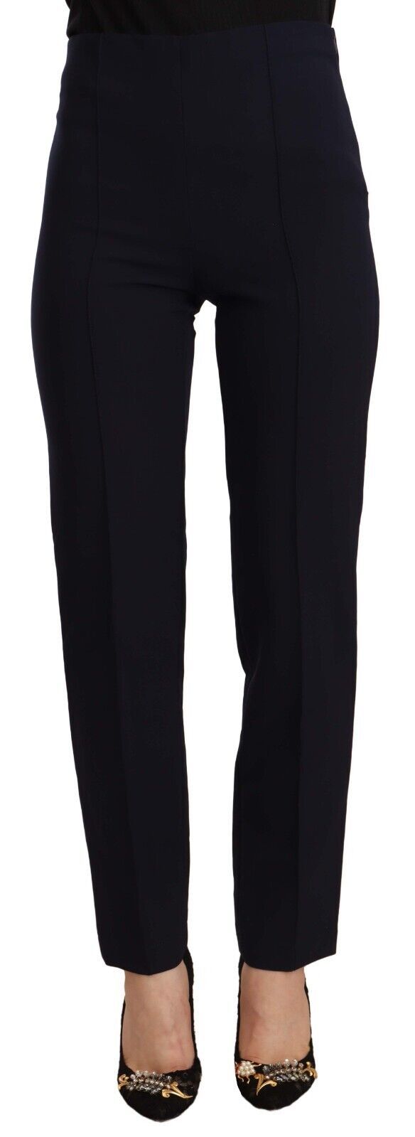 AGLINI Sleek High Waist Straight Cut Pants IT40 | S