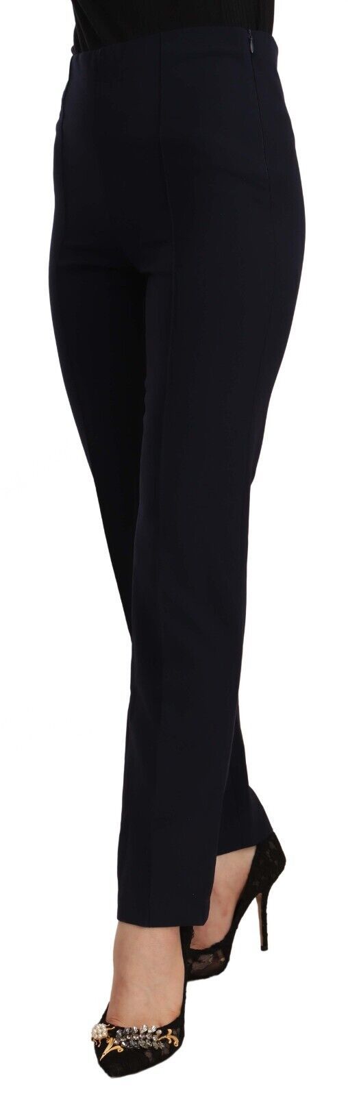 AGLINI Sleek High Waist Straight Cut Pants IT40 | S