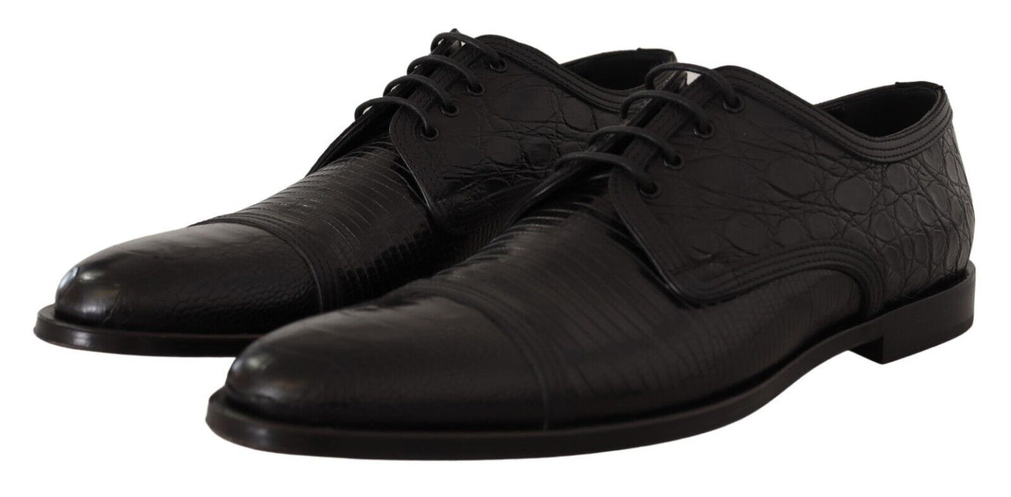 Dolce & Gabbana Exotic Leather Formal Lace-Up Shoes EU44 / US11