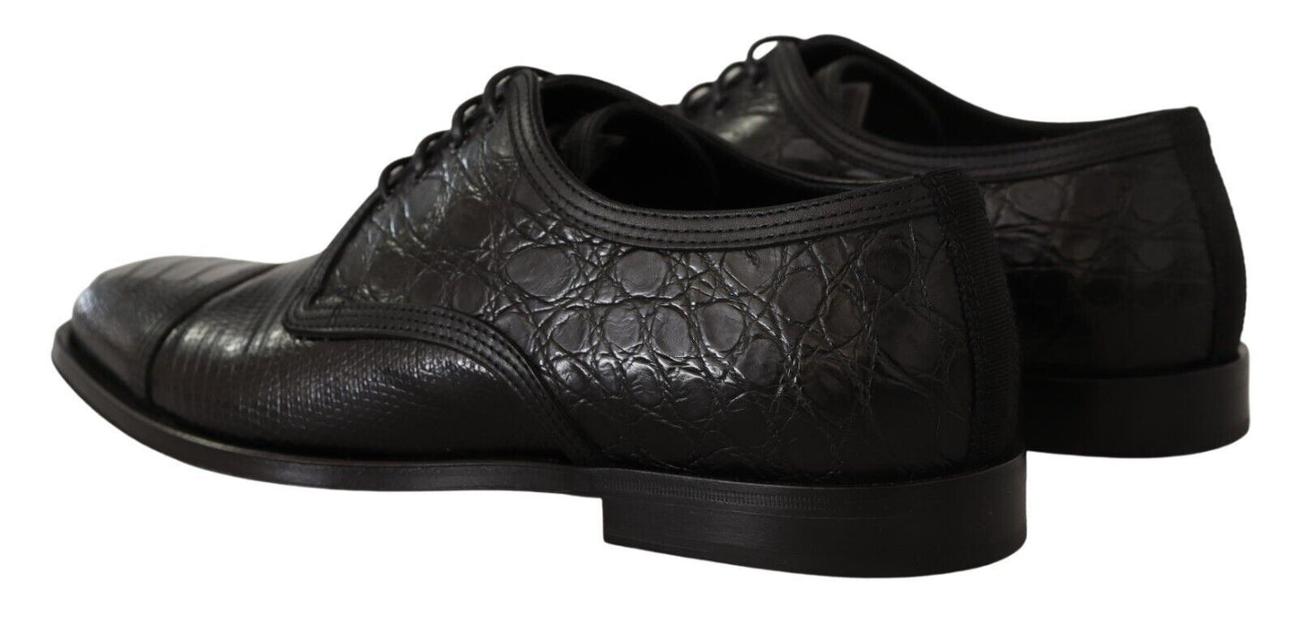 Dolce & Gabbana Exotic Leather Formal Lace-Up Shoes EU44 / US11