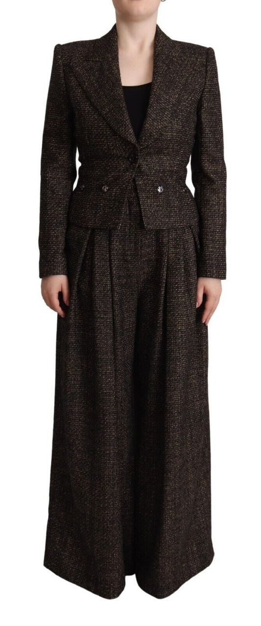 Dolce & Gabbana Chic Wool Blend Suit Set IT40 / S