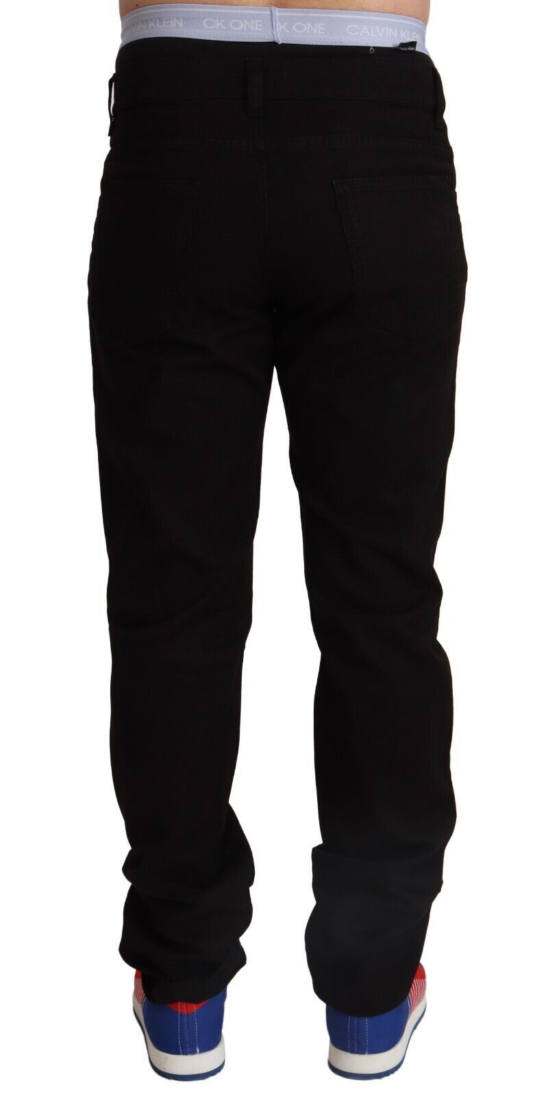 Dolce & Gabbana Elegant Skinny Black Cotton Pants IT44 / XS