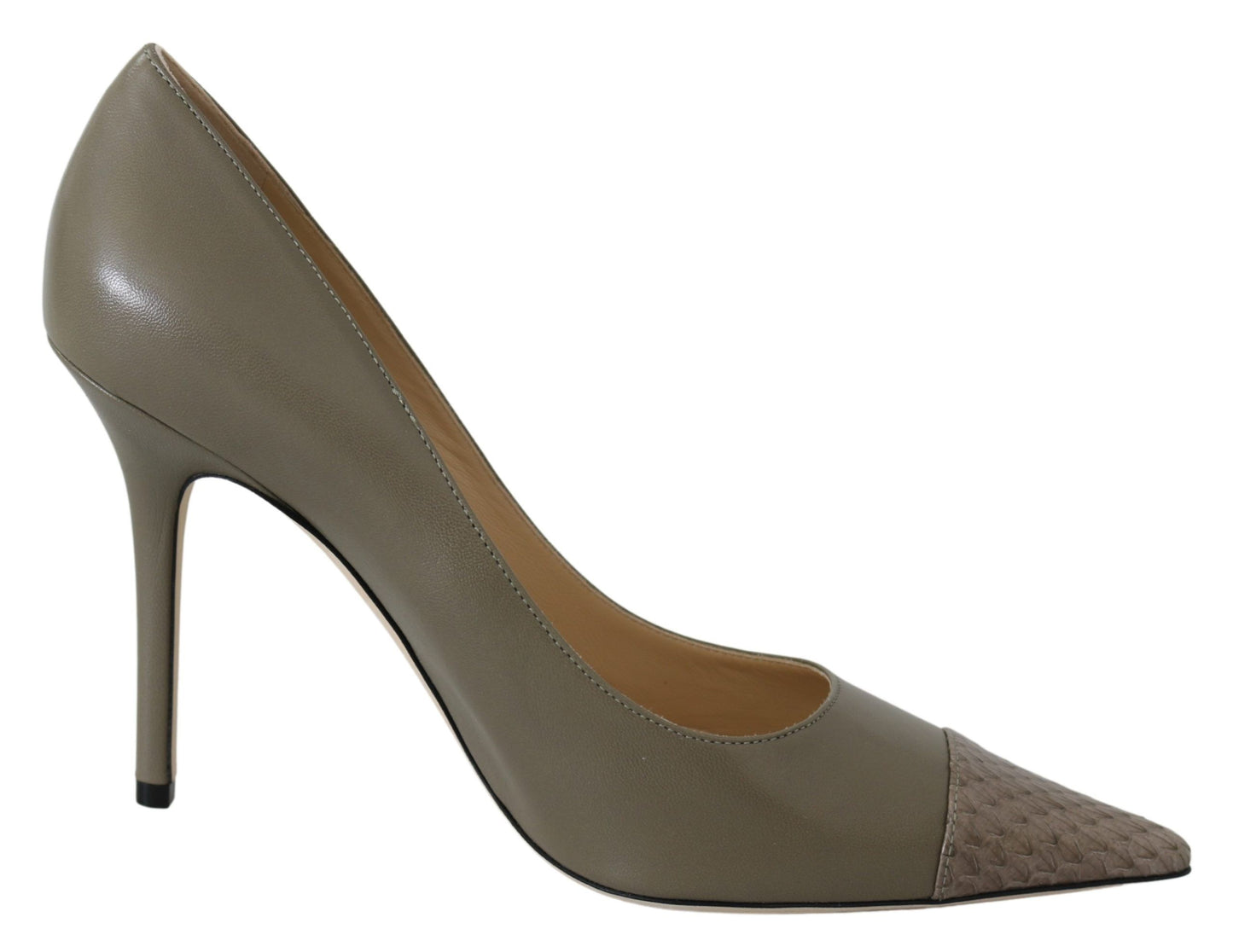 Jimmy Choo Elegant Pebble Green Pointed Toe Pumps EU40 | US10