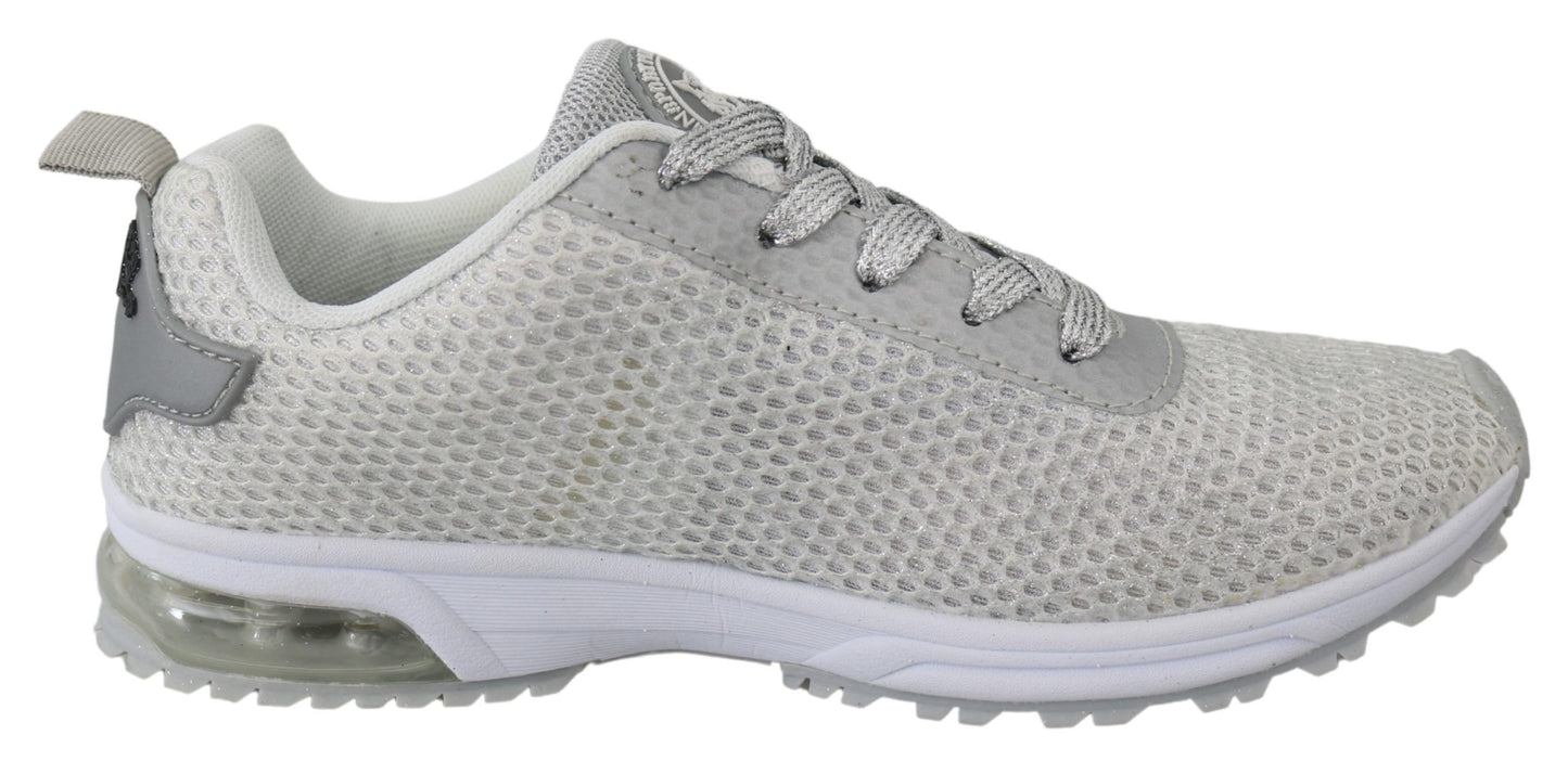 Plein Sport Glamorous Silver Gretel Sport Sneakers EU36 | US6