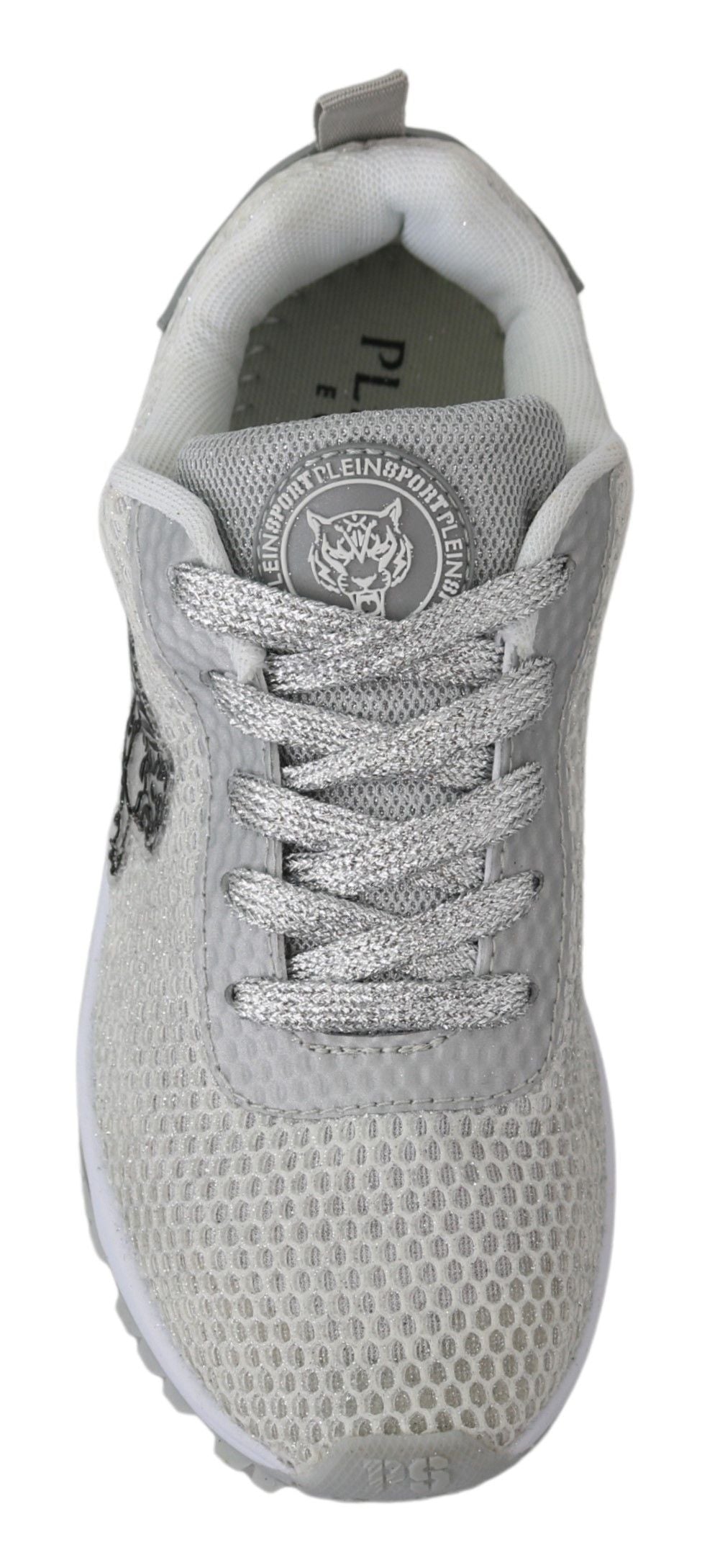 Plein Sport Glamorous Silver Gretel Sport Sneakers EU36 | US6