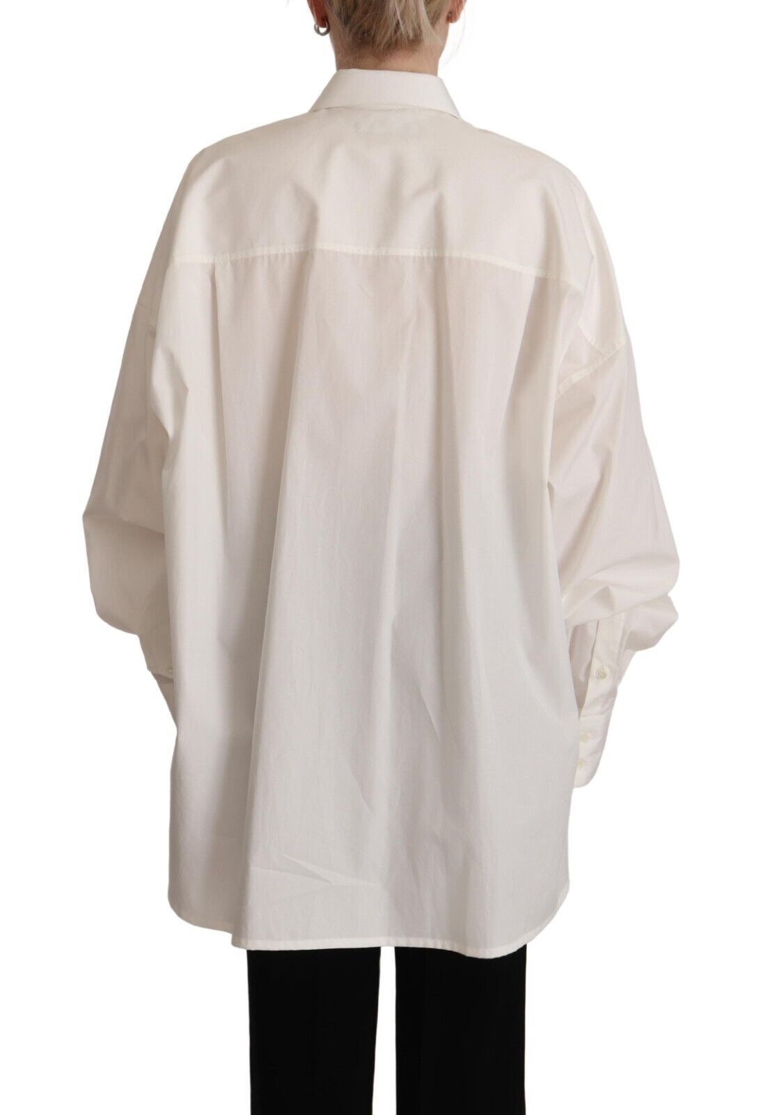 Dolce & Gabbana Timeless White Polo Top - Elegance Meets Comfort IT40 | S