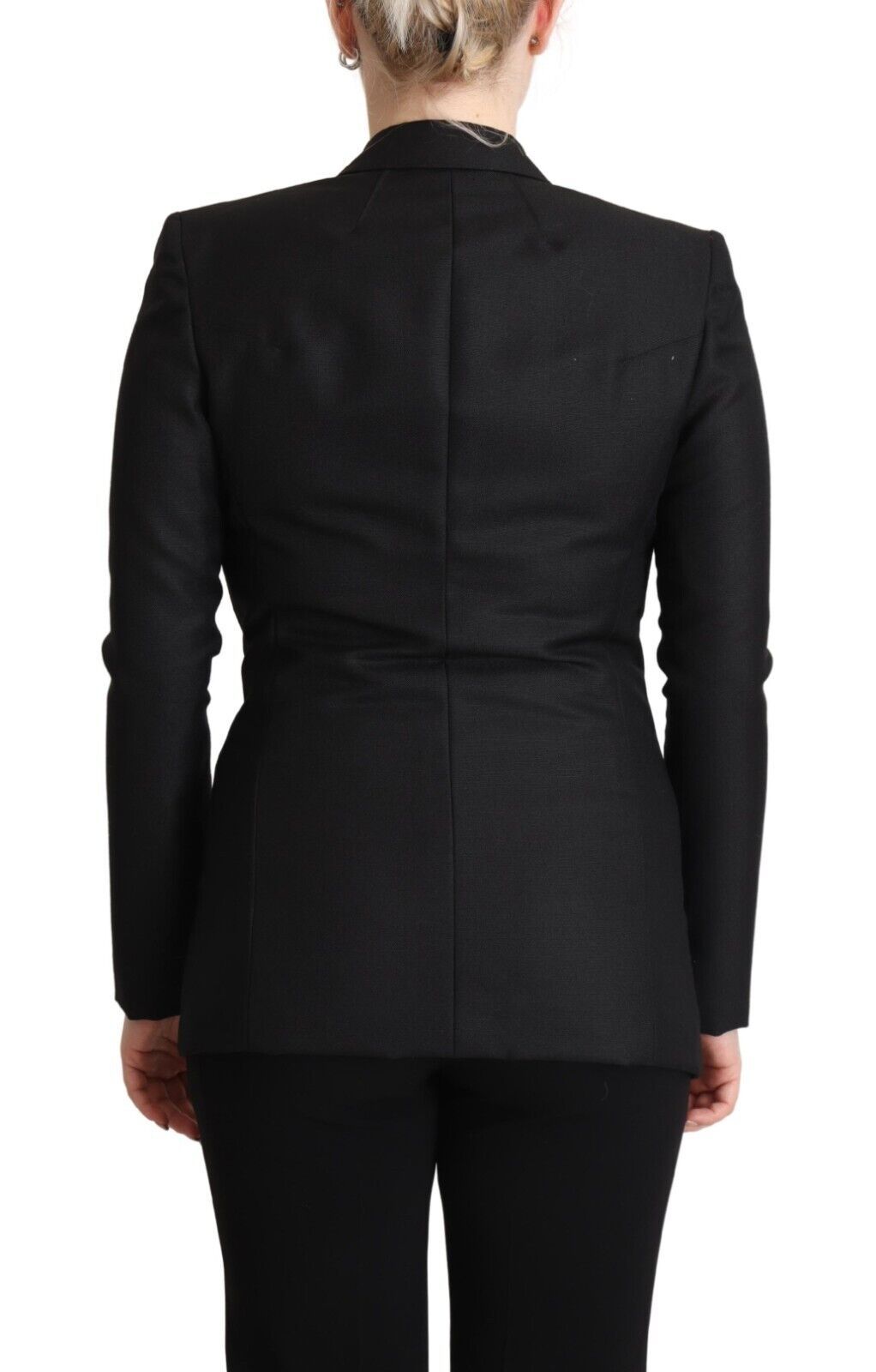 Costume National Elegant Black Double-Breasted Blazer IT40 | S