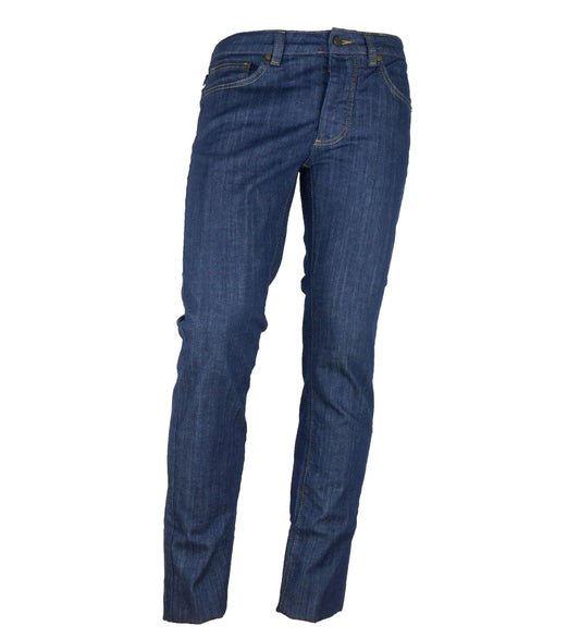 Cavalli Class Elegant Dark Blue Denim Essentials IT48 | M