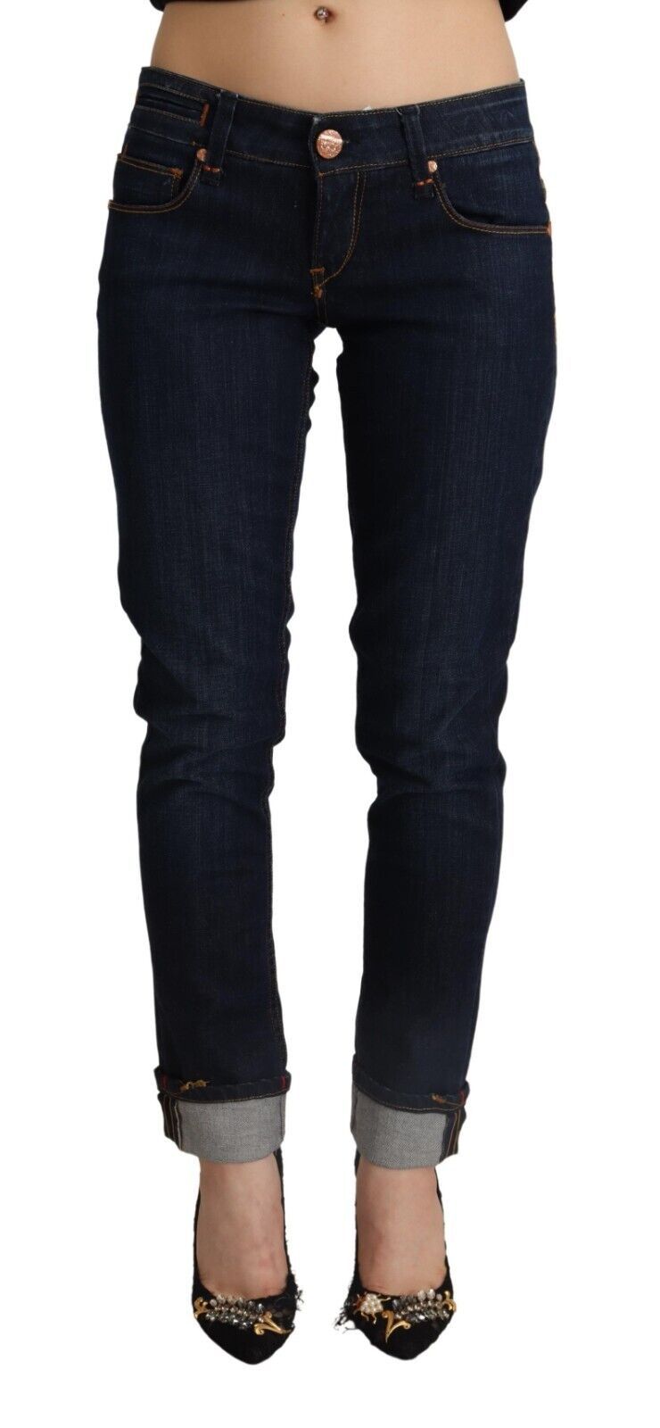 Acht Slim Fit Dark Blue Denim Elegance W26