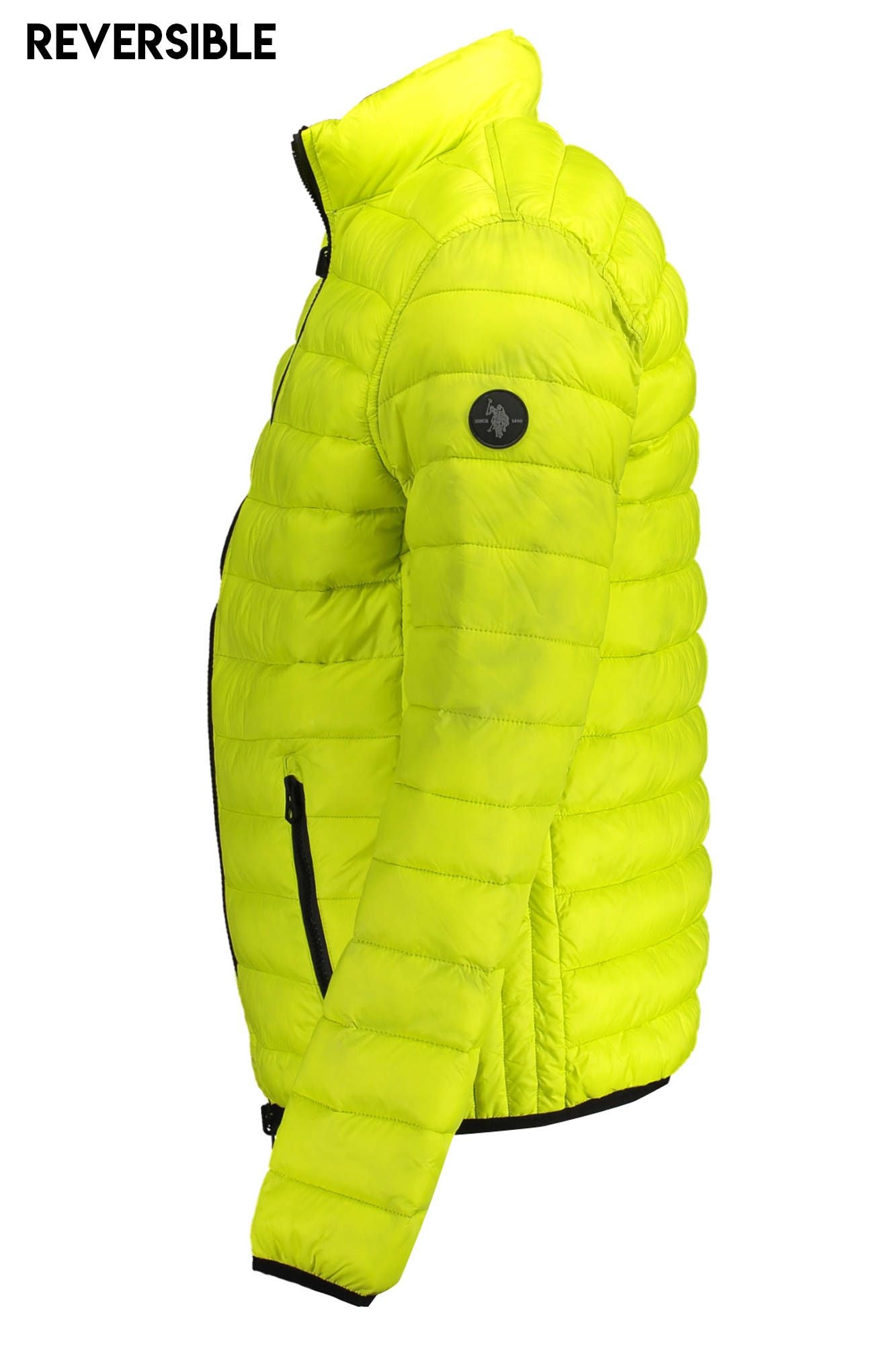 U.S. POLO ASSN. Yellow Nylon Men Jacket