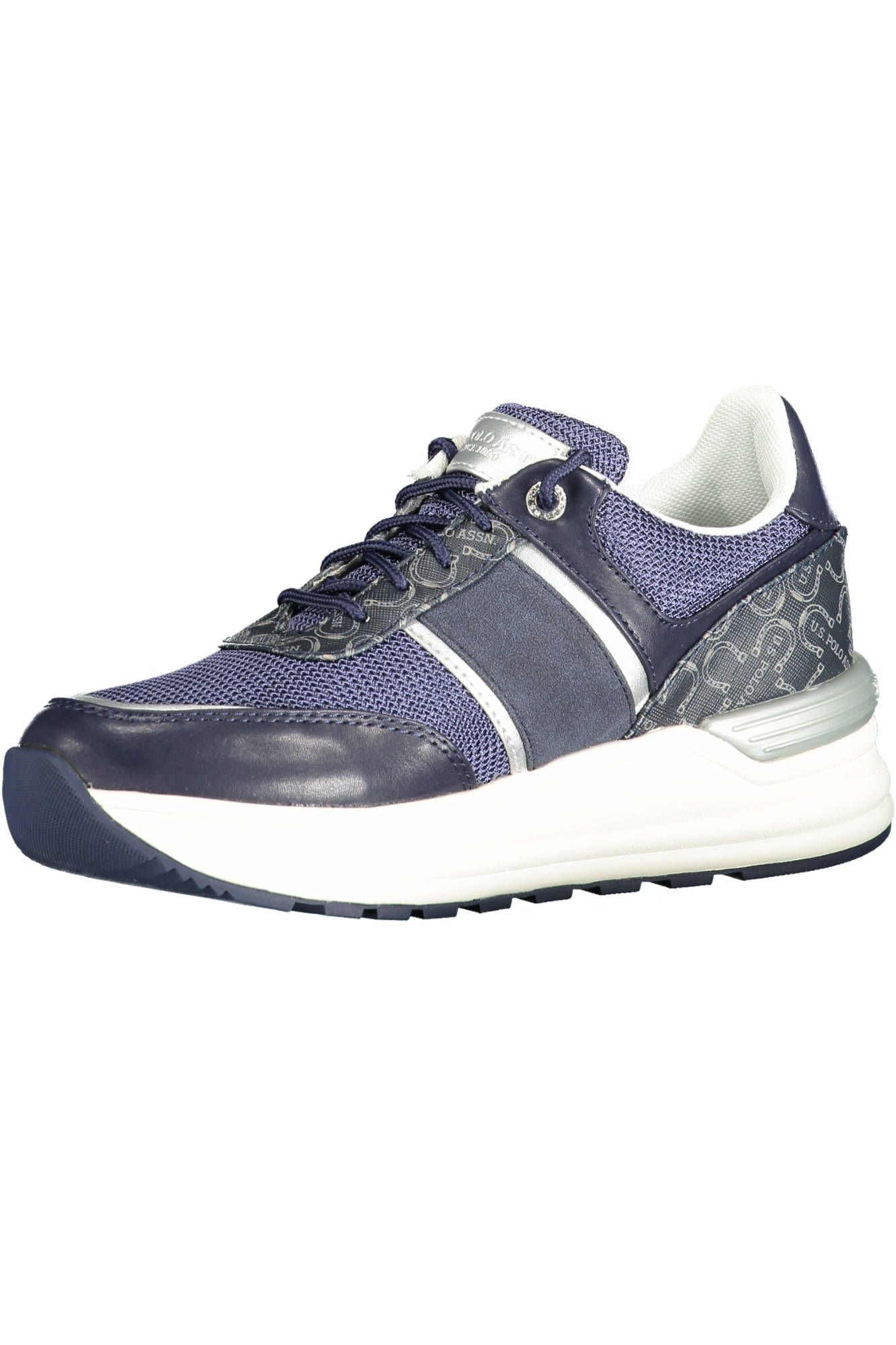 U.S. POLO ASSN. Blue Polyester Women Sneaker