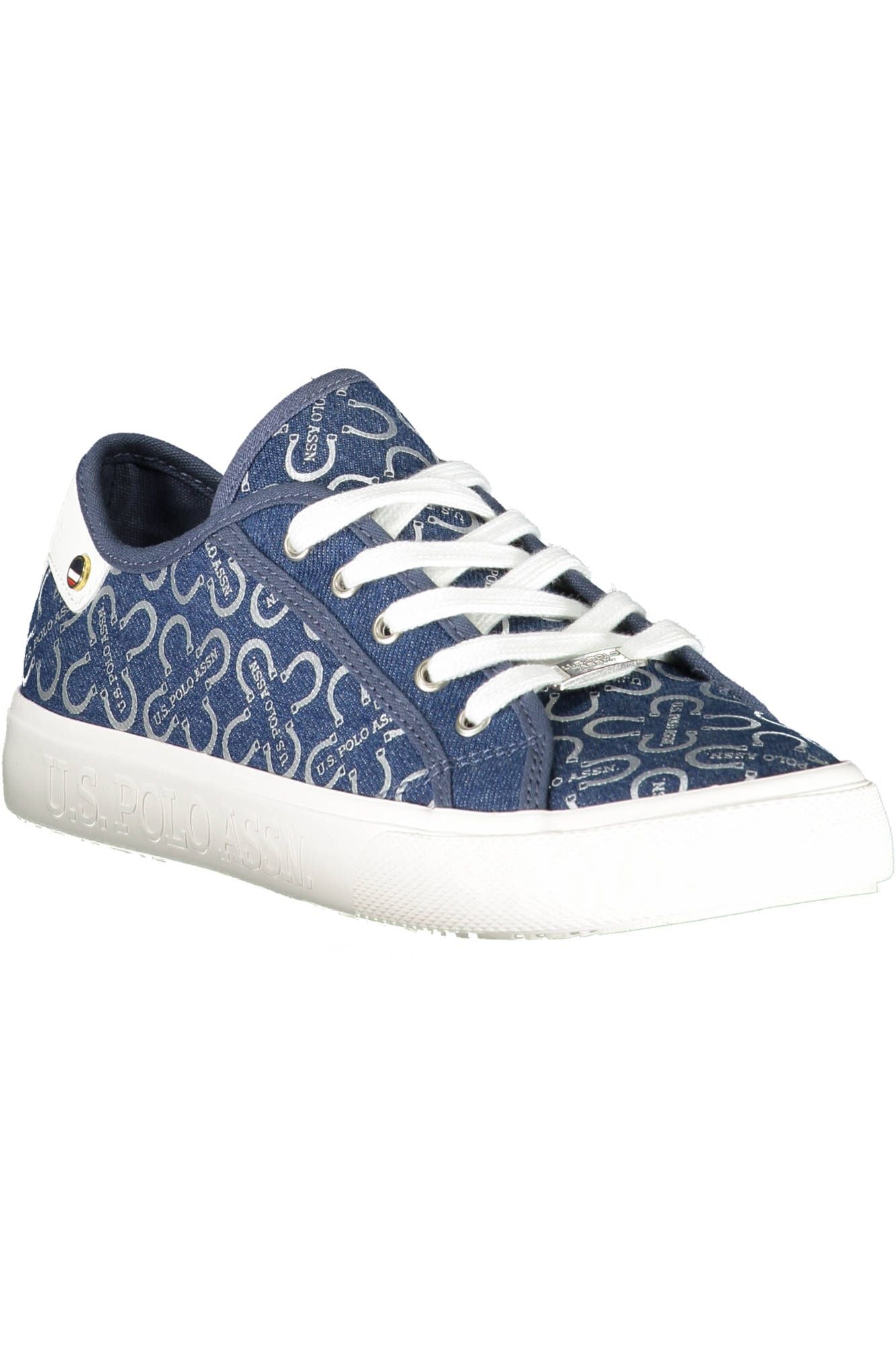 U.S. POLO ASSN. Blue Polyester Women Sneaker