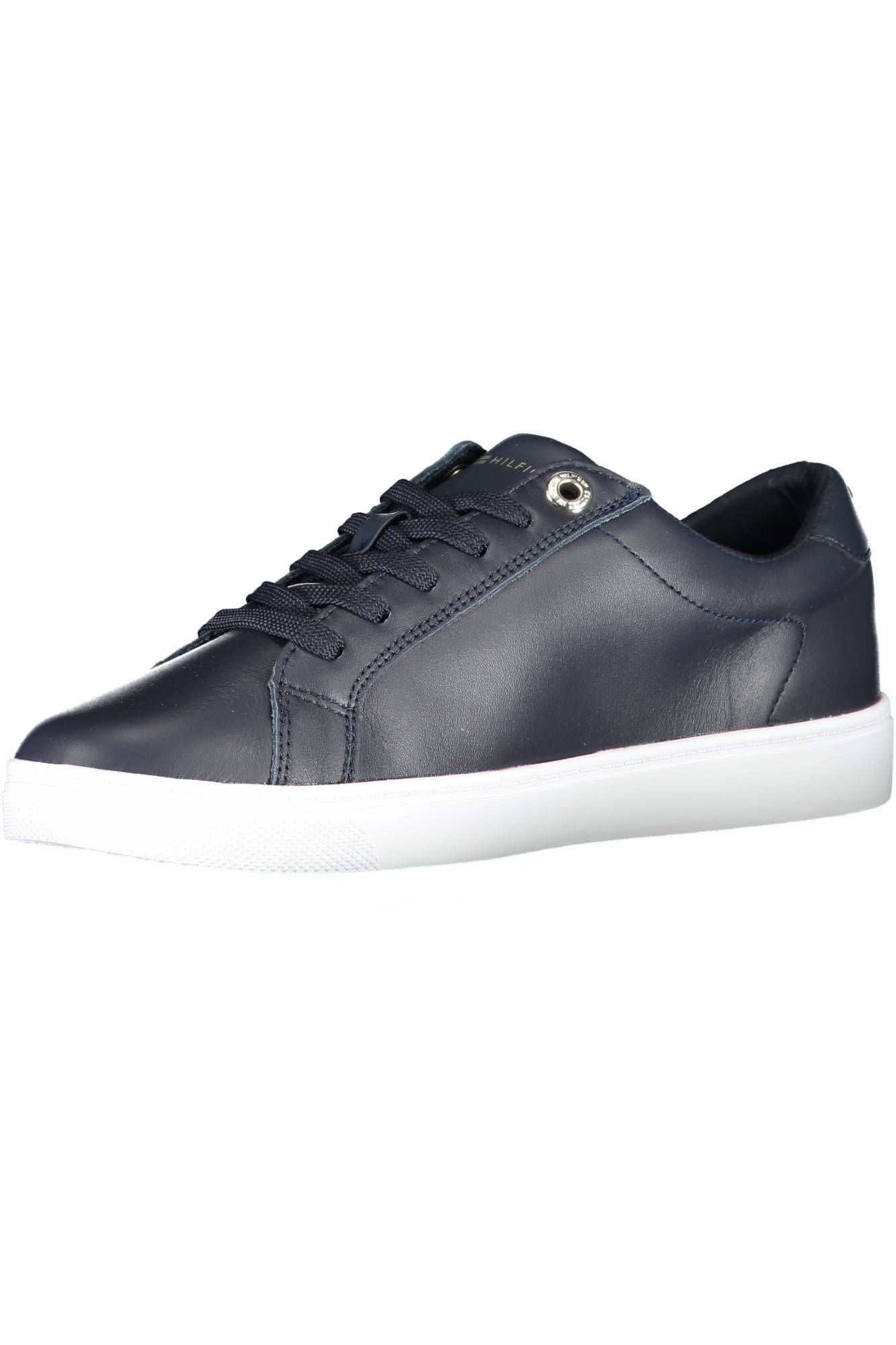 Tommy Hilfiger Blue Leather Women Sneaker EU38 | US8