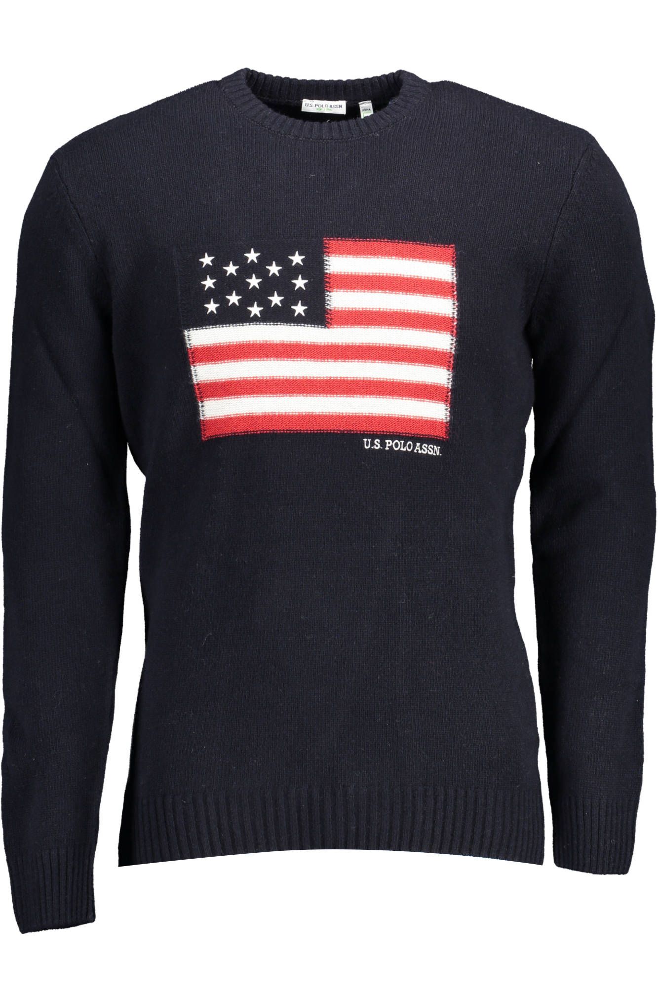 U.S. POLO ASSN. Blue Wool Men Sweater