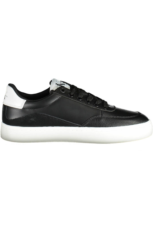 Calvin Klein Black Leather Women Sneaker