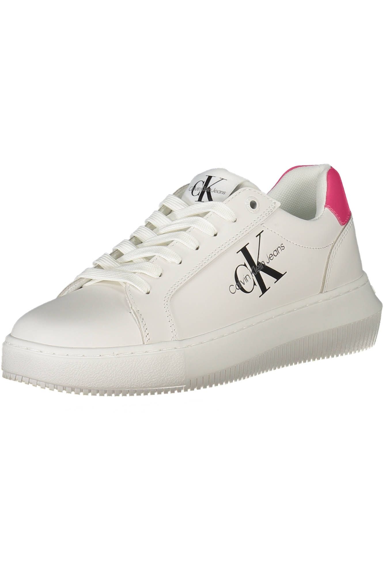 Calvin Klein White Leather Women Sneaker EU41 | US11