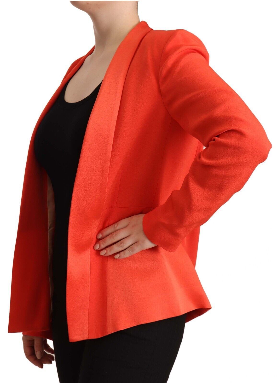 CO|TE Elegant Orange Overcoat Long Sleeves Jacket IT42 | M