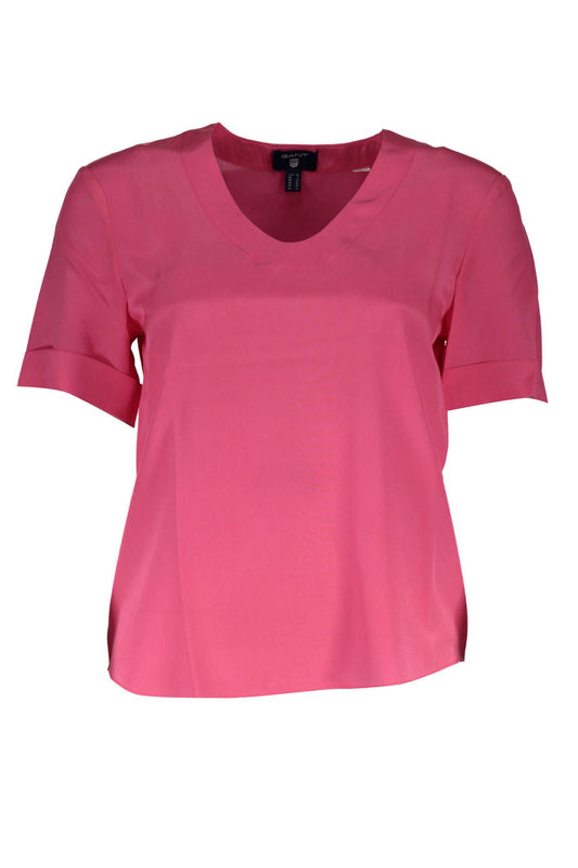 Gant Pink Silk Women TShirt IT36 | XXS