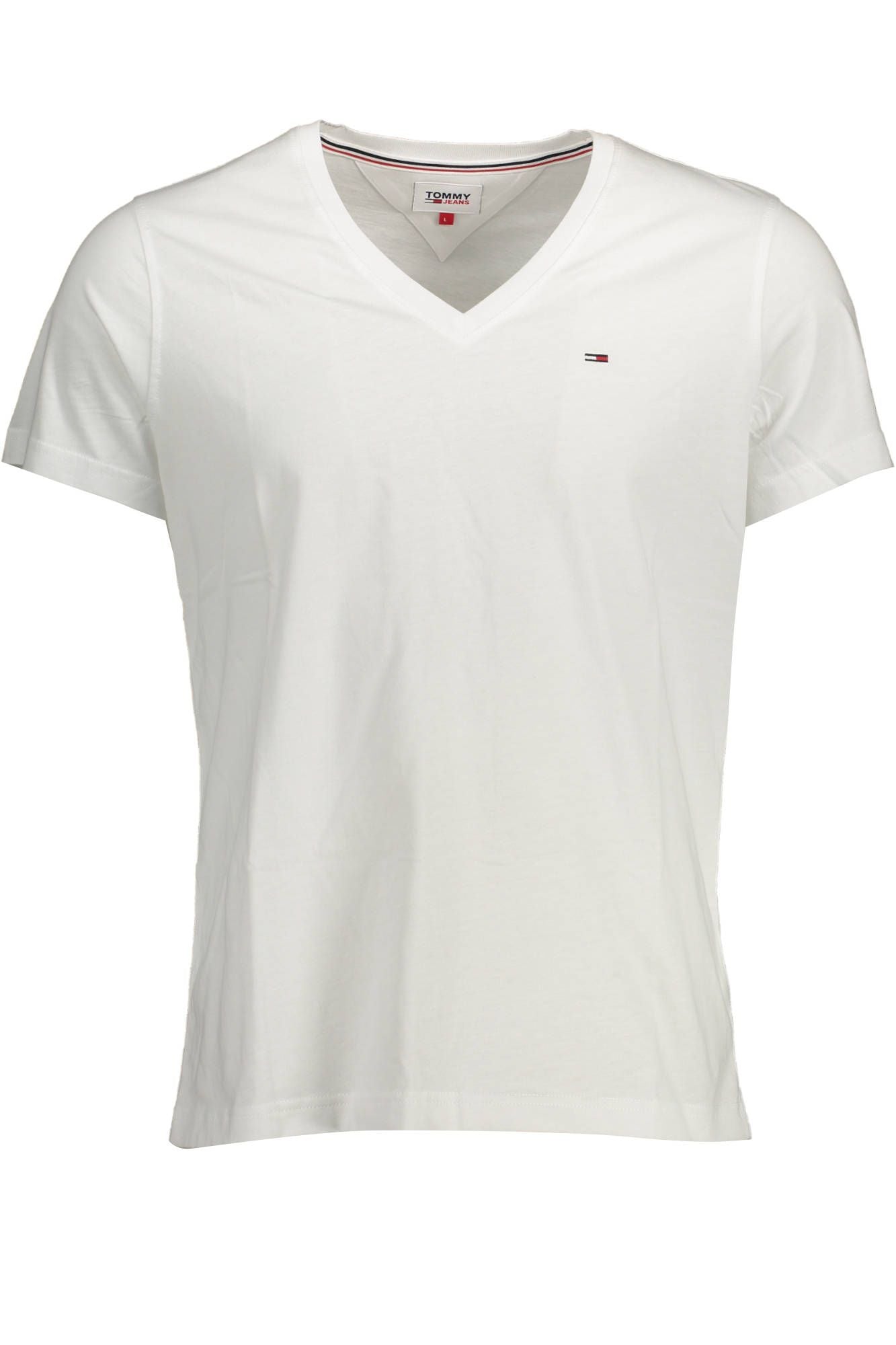 Tommy Hilfiger White Cotton Men TShirt